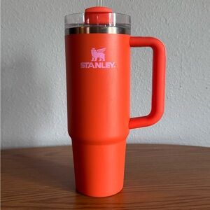 Stanley Orange Travel Mug with Handle